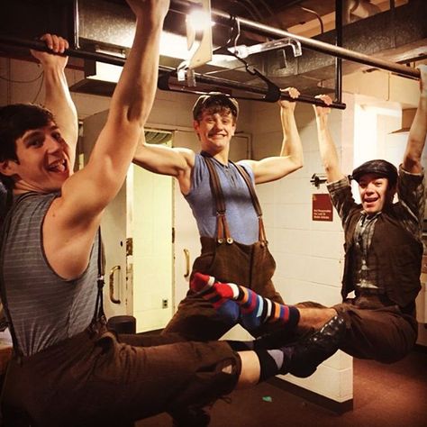 @_nickmasson_  @bentylercook and @jpferreri just hanging out before the show! #newsiesontour #nicesocks Shop Haircut, Newsies Broadway Cast, Ben Fankhauser, Ben Tyler Cook, Newsies Cast, The Newsies, Ben Cook, Newsies Broadway, Barber Shop Haircuts