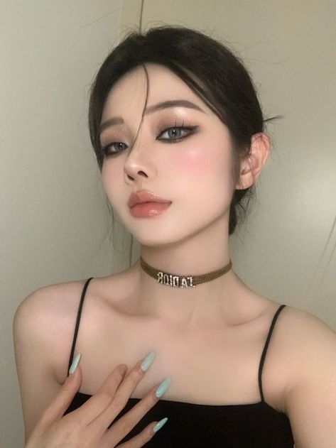 Makeup Asia, Makeup Ulzzang, Sparkly Makeup, Doll Eye Makeup, Korean Eye Makeup, Douyin Makeup, Ulzzang Makeup, Ethereal Makeup, Edgy Makeup