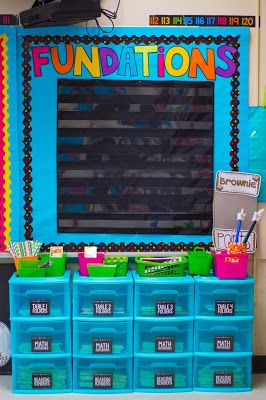 Fundations First Grade Organization, Fundations Second Grade Organization, Fundations Materials Organization, Fundations Second Grade Classroom Setup, First Grade Fundations, Fundations Centers First Grade, Wilson Fundations Second Grade, Wilson Fundations First Grade, 2nd Grade Fundations