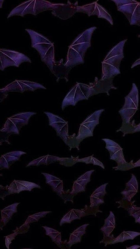 Gothic Bats Wallpaper, Bat Background Aesthetic, Halloween Lockscreen Purple, Bat Wallpaper Aesthetic Dark, Spooky Pattern Wallpaper, Bat Phone Wallpaper, Spooky Phone Backgrounds, Goth Background Wallpapers, Gothic Halloween Wallpaper