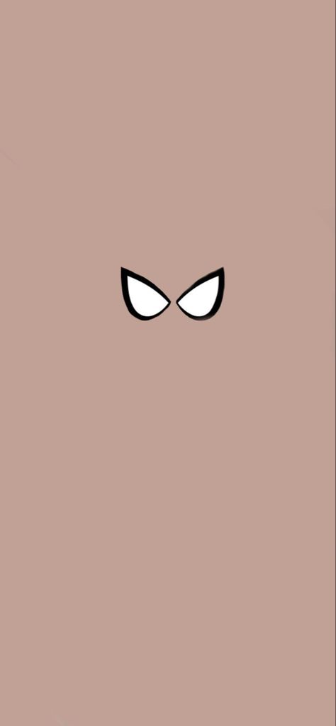 Brown Spiderman Wallpaper, Beige Marvel Aesthetic, Beige Spiderman Wallpaper, Spiderman Eyes Tattoo, Spiderman Eyes Drawing, Brown Aesthetic Layout, Brown Spiderman, Spiderman Eyes, Spider Man Eyes