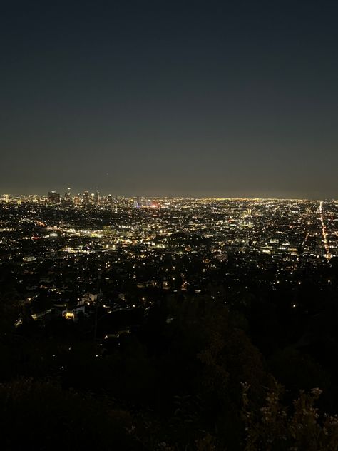 Pictures Of Buildings At Night, Over Looking View Night, City Night Lights Aesthetic, City Overview Night, Aesthetic Views Night, City In The Night Aesthetic, Los Angeles Skyline At Night, La City Lights Night Los Angeles, Nyc Astethic Night