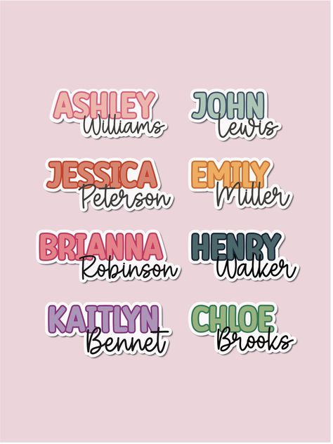 Personalized name stickers in pastel colors. Free shipping! #namestickers #personalizedstickers . #School_Label_Design #Cricut_Name_Tags #Name_Stickers_For_School #Kids_School_Labels Name Stickers For School, Kids School Labels, Name Stickers Personalized, Name Labels For School, Back To School Labels, Baby Handprint Crafts, School Name Labels, Kids Name Labels, First Birthday Posters