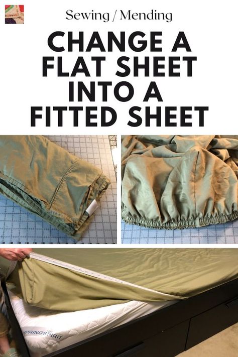 Sewing Fitted Sheets, Bed Sheets Linen, Sewing Step By Step, Diy Bed Sheets, Recycle Craft Projects, Learn Sewing, Zipper Bedding, Quilt Size Chart, Double Bed Sheets