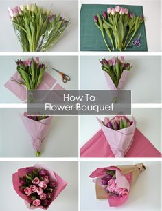 Transform store-bought cheap flowers in to a beautiful wrapped bouquet! How To Wrap A Bouquet of Flowers | The Things She Makes Make A Flower Bouquet, Red Flower Bouquet, Diy Flores, Sunflower Nails, Flower Bouquet Diy, Cheap Flowers, How To Wrap, Flowers Bouquet Gift, Bouquet Wrap