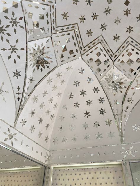 Celestial Room Decor, Mirrored Ceiling, Luxury Future, Mosaic Ceiling, Dream Apartments, Ceiling Mirror, Domed Ceiling, Celestial Room, Museum Of Islamic Art