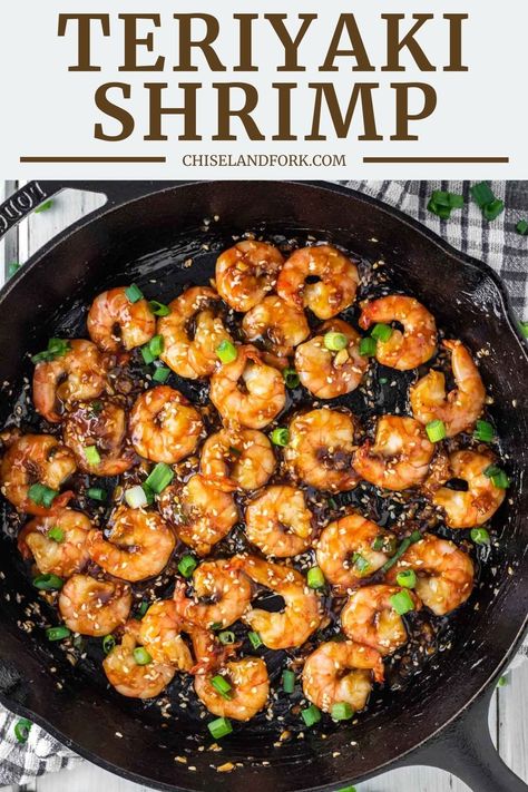 Shrimp Teriyaki Recipes, Teriyaki Shrimp Marinade, Teriyaki Shrimp And Rice, Shrimp Recipes Teriyaki, Teriyaki Shrimp Recipes, Easy Shrimp Teriyaki, Shrimp Teriyaki, Easy Asian Shrimp Recipes, Shrimp Teriyaki Stir Fry