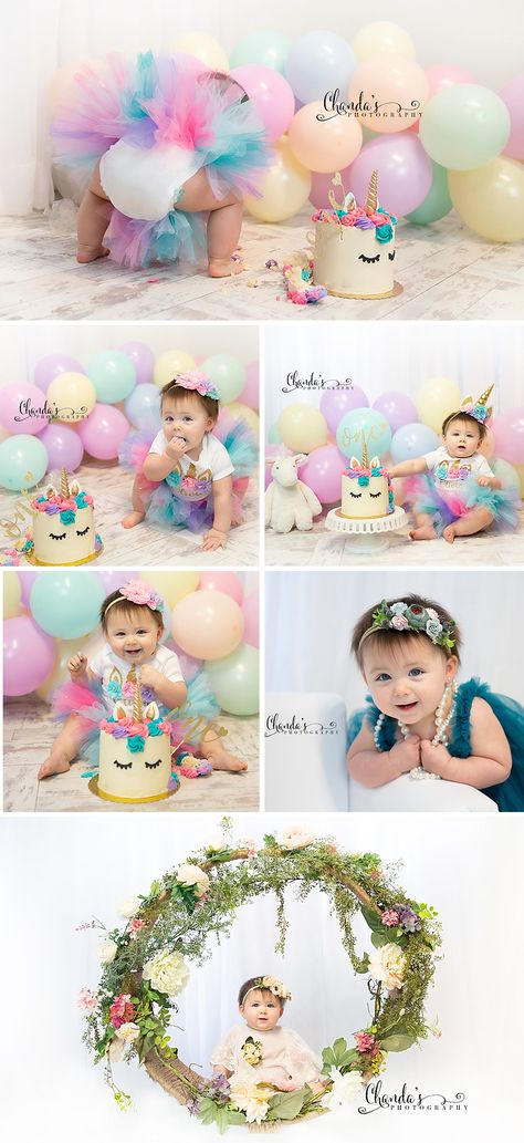 Unicorn Cake Smash Photoshoot, Unicorn Smash Cake Photoshoot, Unicorn First Birthday Photoshoot, Unicorn Cake Smash 1st Birthdays, Unicorn Smash Cake 1st Birthday, Unicorn Birthday Photoshoot, Half Birthday Cake Smash, Pastel Cake Smash, Unicorn Smash Cake