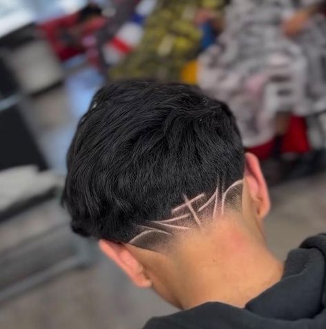 Back Haircut Designs, Haircut Designs For Men Back Taper, Design On Hair For Men, Haircut Back Design, Boy Design Haircut, Low Taper Back Design, Haircut Designs For Men Back Of Head, Back Hair Designs Men, Low Fade Design Haircut