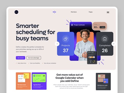 Designer Landing Page, Ui Dashboard Design, Ux Ui Design Inspiration, Desain Ux, Creative Landing Page, Tech Website, Restaurant Website Design, Landing Page Website, Ui Design Trends