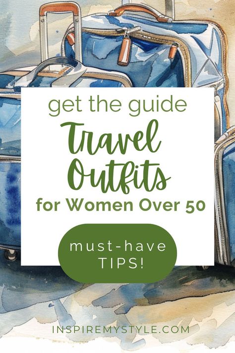 Need packing inspiration? Find the ultimate travel outfits for women over 50 in our comprehensive style guide. Say goodbye to wardrobe dilemmas and hello to effortless elegance. Embrace ageless style on your next adventure. Learn more now Travel Clothing For Women Over 50, Wrinkle Free Travel Clothes For Women, Travel Wardrobe For Women Over 50 Europe, Travel Wardrobe For Women Over 50, Stylish Travel Outfits For Women, Best Travel Outfits For Women Plane, Womens Travel Outfits, Packing Inspiration, Fall Travel Wardrobe