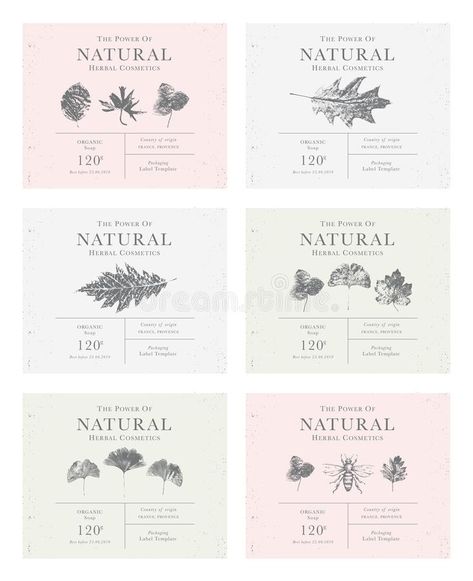 Set of customizable vintage label of Natural organic herbal products. Set of cus #Sponsored , #Affiliate, #sponsored, #vintage, #Set, #products, #label Natural Cosmetics Packaging, Products Illustration, Herbal Logo, Cosmetic Labels Design, Soap Labels Template, Herb Labels, Perfume Label, Medicine Packaging, Apothecary Labels