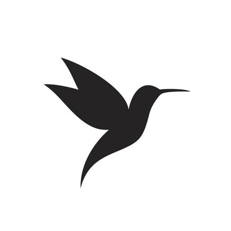 Hummingbird Silhouette Stencil, Stencil Bird, Hummingbird Vector, Hummingbird Silhouette, Flower Hummingbird, Bird Icon, Hummingbird Illustration, Mexican Art Tattoos, Bird Stencil