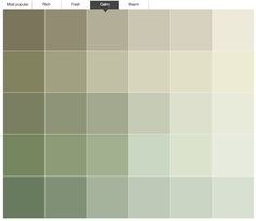 Dulux Green Paint, Sage Green Kitchen Walls, Sage Paint Color, Green Kitchen Walls, Green Grey Paint, Sage Green Paint, Interior Paint Colors Schemes, Green Accent Walls, Paint Color Chart