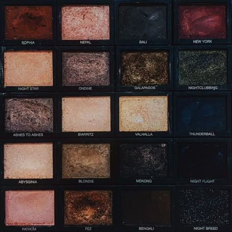 Make up beauty aesthetics // palette dark grunge tumblr hipsters Makijaż Smokey Eye, Eyeshadow Pallets, Kesha, Eyeshadow Palettes, Makeup Style, Makeup Goals, Makati, Make Me Up, Makeup Palette