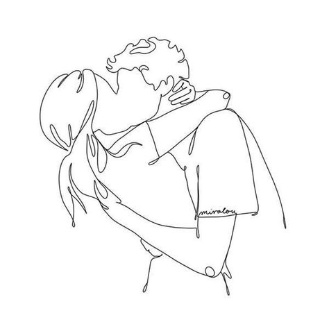 Line Art Couple, Romantic Drawing, Instagram Couples, Couple Sketch, Romantic Couple Kissing, Smile Cute, Minimalist Drawing, Couple Kissing, Couple Cute