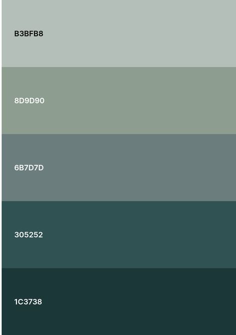 Greens And Greys, Blue Gray And Green Bedroom, Color Palette Blue Green Grey, Blue Green Pallete Color, Color Palette Green Grey, Green And Blue Pallet, Green Blue Pallet Color, Green And Grey Colour Palette, Grey And Green Palette