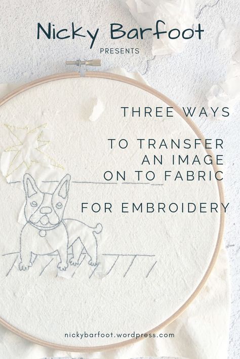 Iron On Transfers For Embroidery, Creating Embroidery Patterns, How To Transfer An Embroidery Pattern To Fabric, Embroidery Design Transfer, Picture Transfer To Fabric, Transfer For Embroidery, How To Transfer Images To Fabric, How To Put Embroidery Pattern On Fabric, Transfer Pattern For Embroidery