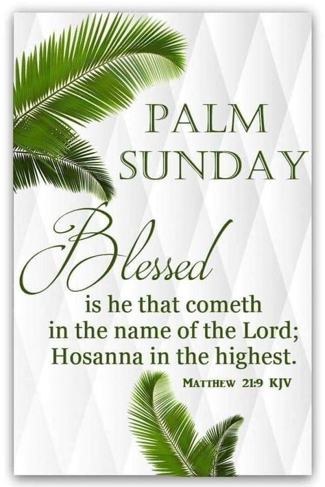 Palm Sunday Quotes Jesus, Palm Sunday Quotes, Sunday Bible Verse, Church Bulletin Covers, Happy Palm Sunday, Palm Sunday Decorations, Happy Easter Wallpaper, Hosanna In The Highest, Palm Sunday Crafts