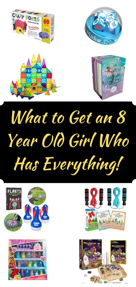 Check out our carefully chosen best gifts for 8 year girls based on a wide range of interests and high ratings from people who actually purchased these gifts for their own children. The list also includes gifts for kids that aren’t toys. You can gift them for birthdays or Christmas. Gift for Kids| 8 Year Old Gifts| Gifts for Little Girls | Gifts for Kids who have everything| Gifts for students from teachers| Gift for kids that aren’t toys | Gift Ideas| Best Gift Ever| Gifts For 8 Yr Girl, Best Gifts For 7 Year Girl, 8 Year Birthday Ideas Girl Gifts, Christmas Gift Ideas For 8 Year Girl, Christmas Gifts For 8 Year Girl, Best Christmas Gifts For Girls 8-10, Gift Ideas For 8 Year Girl, Toys For 8 Year Girl, Toys For 7 Year Girl