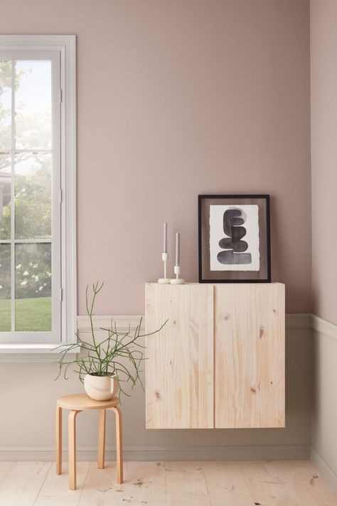 Color of the Month February 2020: Glamour | Tinted by Sherwin-Williams Sw Glamour Bedroom, Pink Wall Color, Fleetwood Paint, Pink Paint Colors, Zyla Colors, Color Of The Month, Sherwin Williams Colors, Modern Color Palette, Grey Bedroom