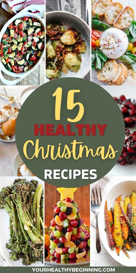 Healthy Christmas Dinner Recipes, Healthy Christmas Dinner, Easy Christmas Dinner, Dinner Ideas For Family, Healthy Christmas Recipes, Christmas Dinner Recipes, Christmas Meals, Christmas Dinner Menu, Healthy Holiday Recipes