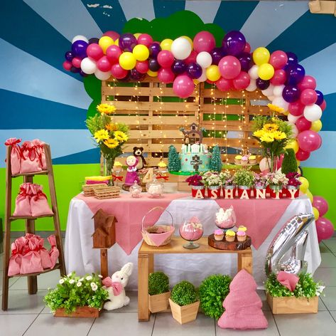 Masha and the Bear Birthday party ideas.