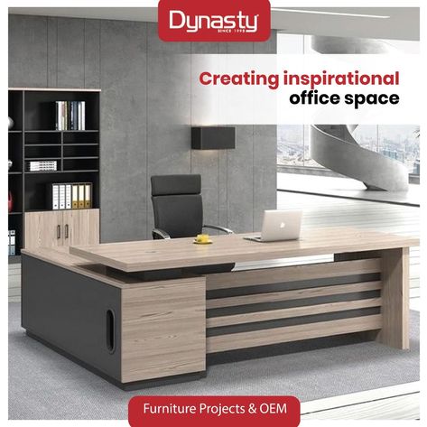 Modular office furniture design in India Office Table Design Modern, Modern Office Table Design, Modern Office Table, Office Table Design, Modern Office Interiors, Office Interior Design Modern, Modern Office Design, Luxury Office, Office Furniture Design