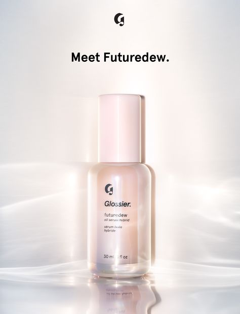 Future Dew Glossier, 60s Playlist, Glossier Future Dew, Broke Millennial, Future Dew, Glossier Ad, Informational Poster, Full Skincare Routine, Beauty Shopping List