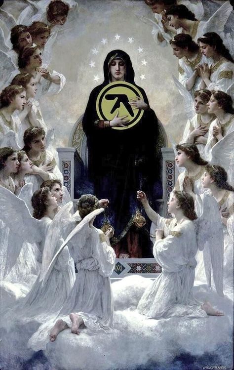 Apex Twin, Virgin Mary Picture, Random Reference, Culture Poster, Seven Archangels, William Adolphe Bouguereau, Aphex Twin, Maria Magdalena, San Michele