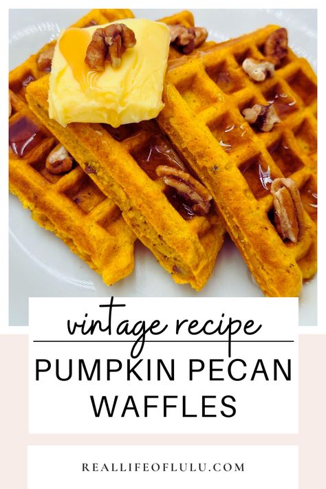 Start your day with a delicious fall twist! These Pumpkin Pecan Waffles are packed with warm spices and crunchy pecans, perfect for a cozy weekend breakfast. They're a great fall breakfast or fall brunch. They would also be delicious for Thanksgiving breakfast. Pumpkin waffles are always a hit! Pumpkin Pecan Waffles, Flavored Waffles, Pecan Waffle Recipe, Pumpkin Waffles Recipe, Waffle Ingredients, Pumpkin Recipes Easy, Pumpkin Waffles, Crunchy Pecans, Pumpkin Pecan