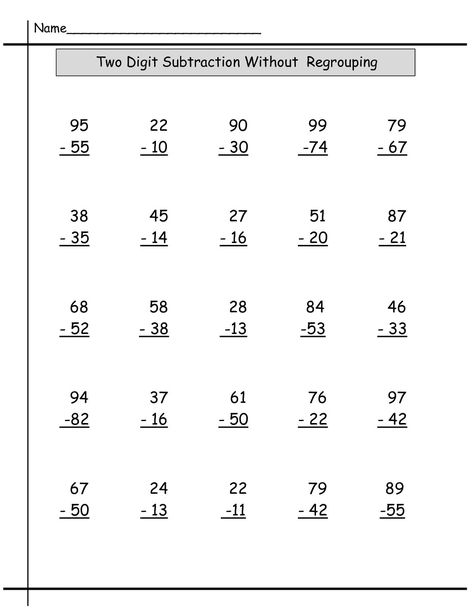 Addition and Subtraction Year 2 Maths Worksheets | Learning Printable Double Digit Math, Year 2 Maths Worksheets, Year 3 Maths Worksheets, Worksheet For 1st Grade, Subtracting Integers Worksheet, Year 3 Maths, Green Bedroom Design, Integers Worksheet, Fun Math Worksheets