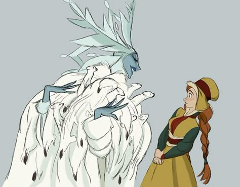 At one point the Snow Queen had a full fur coat made out of live white ermines! Frozen Concept Art, Concept Art Landscape, Tv Tropes, Disney Concept Art, Concept Art Character, Snow Queen, Visual Development, Character Design References, Disney And Dreamworks