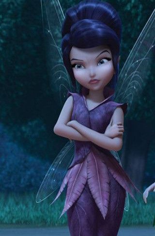 Purple Cartoon Characters, Purple Characters, Tinkerbell Characters, Fairies Movie, Tinkerbell Wallpaper, Tinkerbell Movies, Fairy Cartoon, Male Fairy, Purple Pixie