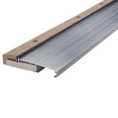 3 ft. x 5-5/8 in. x 1-1/8 in. Oak/Aluminum Threshold Threshold Ideas, Front Door Threshold, Exterior Door Threshold, Home Depot Doors, Door Overhang, Door Thresholds, Door Weather Stripping, Door Sweep, Doors Ideas