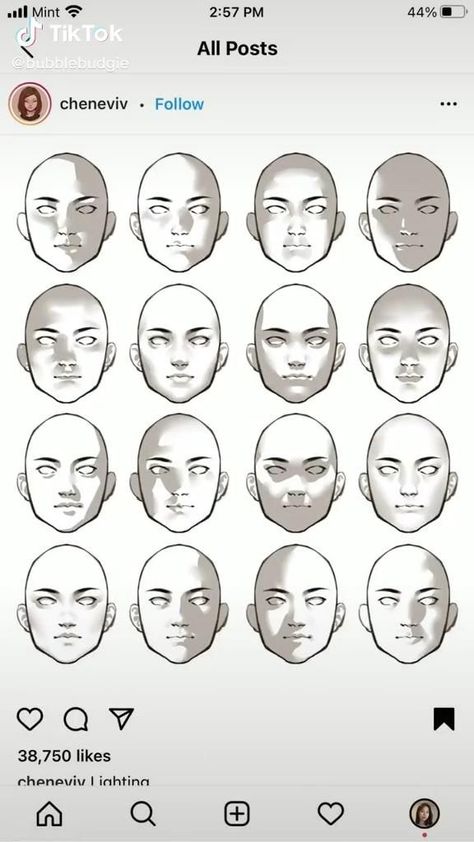 Face Shading, Shadow Drawing, Drawing Tutorial Face, Digital Art Beginner, Drawing Expressions, Digital Painting Tutorials, Anime Drawings Tutorials, Art Sketch, Drawing Tutorials