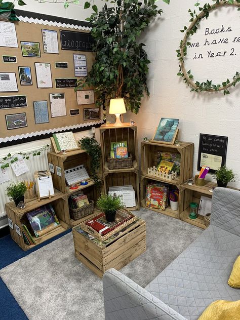 Will Russell on Twitter: "Developing the provision to support independent learning and precision teaching in anticipation of our return!… " Reggio Inspired Classroom Layout, Cinderblock Wall Decor, Reggio Elementary Classroom, Reggio Reading Corner, Hygge Eyfs Classroom, Neutral Display Classroom, Cottagecore Classroom Theme, Reggio Inspired Classrooms Elementary, Cottagecore Classroom Decor