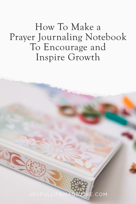 Personalized Journal Ideas, Faith Journal Ideas Notebooks, Prayer Binder Ideas Diy, How To Make A Prayer Journal, Diy Prayer Journal Ideas, Prayer Journal Cover Ideas, Devotional Journal Ideas Design, Prayer Book Ideas, Prayer Scrapbook