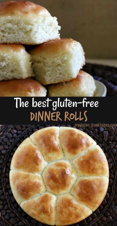 Holiday Rolls, Gluten Free Dinner Rolls, Gluten Free Rolls, Gluten Free Holiday Recipes, Gluten Free Thanksgiving Recipes, Gluten Free Yeast Free, Gluten Free Holiday, Gluten Free Buns, Gluten Free Thanksgiving