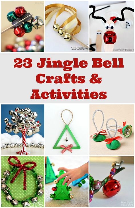 23 Jingle Bell Craft Ideas & STEM Activities - Edventures with Kids Bell Ornaments Diy, Christmas Crafts And Activities, Bell Crafts, Bell Craft, Jingle Bell Crafts, Toddler Ornaments, Craft Bells, Crafts And Activities For Kids, Christmas Crafts For Toddlers