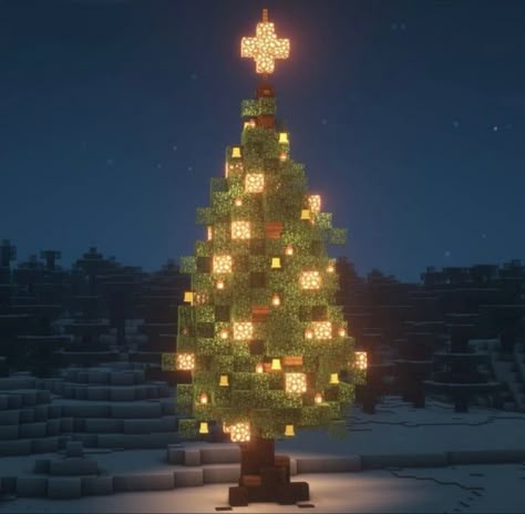 Mincraft Idea Christmas, Christmas Ideas Minecraft, Minecraft Winter Ideas, Christmas House Minecraft, Snowy Minecraft House, Minecraft Christmas Building Ideas, Winter House Minecraft, Minecraft Christmas Decorations, Christmas Minecraft Ideas