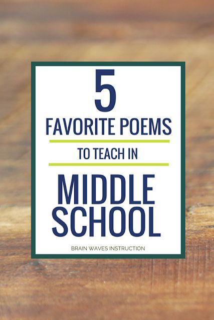 I'm share my all time favorite poems to teach in the middle school classroom. You'll find a collection of inspirational, clever, and funny poems that will have your middle school students loving poetry. Poems For Middle School, Poetry Middle School, Citing Text Evidence, Favorite Poems, Middle School Literacy, 6th Grade Reading, Teaching Poetry, Poetry Ideas, Middle School Writing