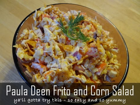 Frito Corn Salad, Corn Salad Recipe, Paula Dean, Paula Deen Recipes, Corn Salad Recipes, Soup Appetizers, Summer Foods, Recipes Salads, Corn Salad