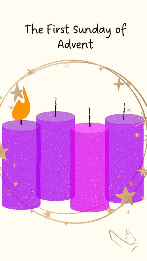 Take a breather from the hustle and bustle of the week and enjoy this first Sunday of advent. As you may already know, advent is the season of anticipation, hope, joy and expectation. This season is filled with hopes, dreams, and aspirations.💜 #advent #firstsundayofadvent Candles 2022, First Week Of Advent, First Sunday Of Advent, First Sunday, Advent Season, Advent Candles, The Hustle, Praise God, First Week