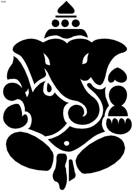 Ganesha Logo, Ganesha Artwork, Ganesh Tattoo, Sri Ganesh, Ganesha Drawing, Ganesh Art Paintings, Ganesha Tattoo, God Photos, Steel Railing