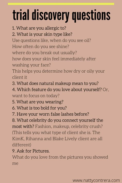 Makeup Artist Questionnaire, Makeup Artist Needs, Professional Makeup Artist Tips, Bridal Makeup Artist Business, How To Start Makeup Artist Business, Content Ideas For Makeup Artist, Mua Checklist, Mua Content Ideas, Makeup Artist Content Ideas