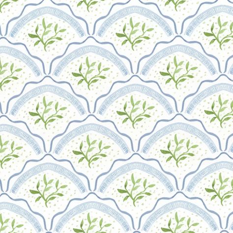 Stout | Wholesale Fabrics, Trimmings & Wallpaper Blue And Green Background Wallpaper, Blue And Green Wallpapers, Uva Dorm, Blue And Green Wallpaper, Bright Collage, Morocco Wallpaper, Scallop Wallpaper, Coral Reef Print, Coastal Pattern