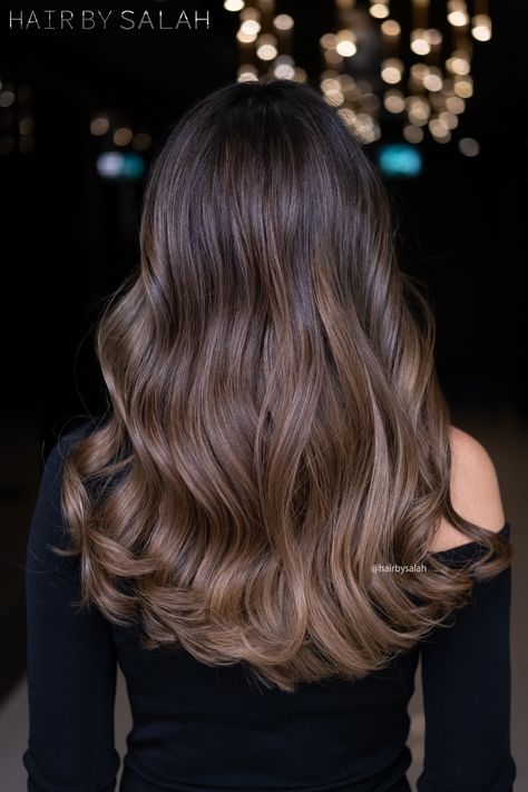 Hazelnut Brown Balayage | Dubai based Hair Colorist | To book your appointment call or Whatsapp us at +971556165769 #dubaihairsalon #dubaihairstylist #dubai #dubaifashion #hazelnuthair #hazelnutbrown#hazelnutbrownhair #brownhair Hazelnut Balayage, Brown Bayalage Hair, Brown Bayalage, Hazel Brown Hair, Hazelnut Hair Color, Hazelnut Hair, Reddish Brown Hair Color, Bayalage Hair, Coffee Brown Hair