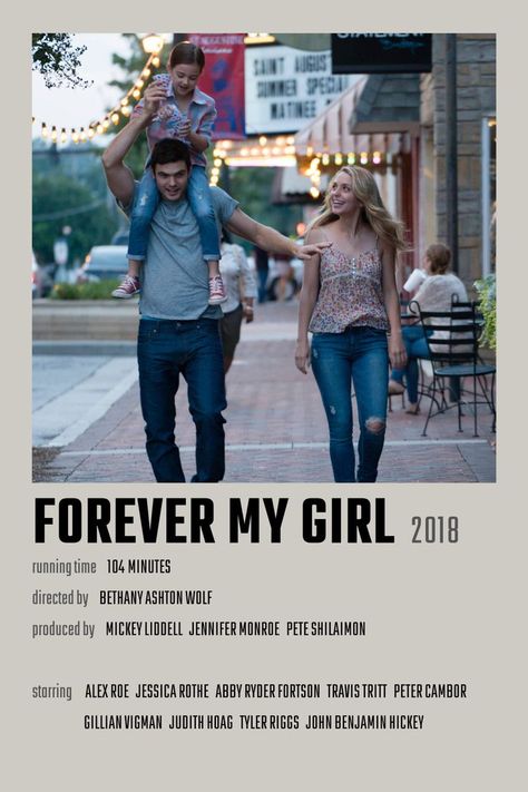 Forever My Girl Movie Poster My Girl Movie Poster, Forever My Girl Movie, My Girl Movie, Romance Movie Poster, Best Teen Movies, Romcom Movies, Forever My Girl, Most Paused Movie Scenes, Movie To Watch List