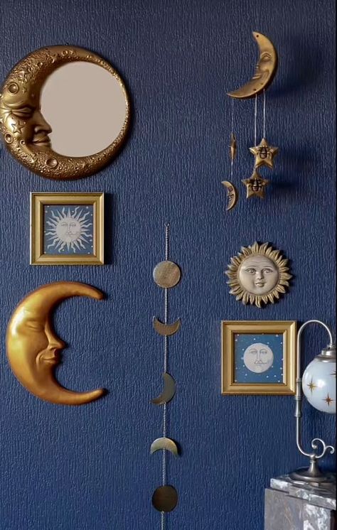 Celestial Room, Tanah Liat, Moon And Sun, Room Deco, Witchy Decor, Dream Room Inspiration, Cute Room Decor, Dream Decor, Dream House Decor